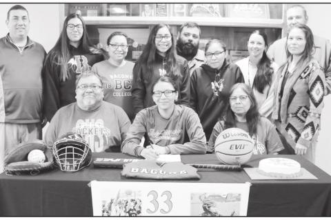 Tafv Harjo to be a Bacone Warrior