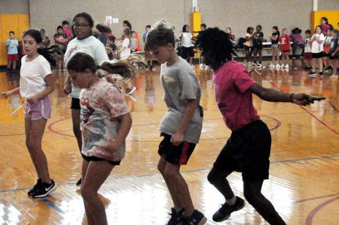 Kids Hop, Skip And Jump to Reynolds Wellness Center