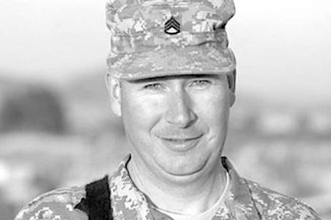 U.S. Army Staff Sgt. Steven C. Staley, 580th Signal Company information network analyst, known for his selfless volunteerism and his sense of humor, poses at Forward Operating Base Salerno, Afghanistan, Feb. 15. Staley earned the name “Snake Man” afte