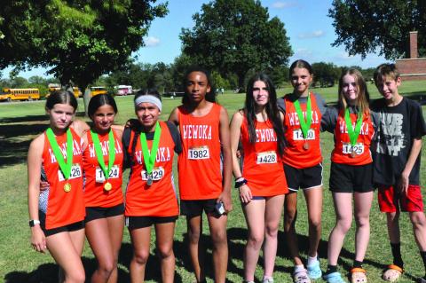 Wewoka JH Cross Country Team Place 2nd at OBU
