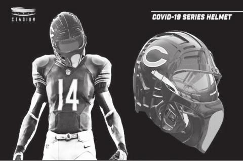 2020 NFL Bears COVID-19 Helmet