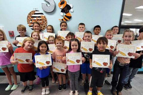 Strother Public Schools has announced the August Students of the Month