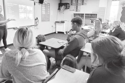 Recruiter Visits Strother School