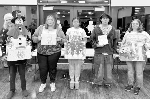 Artists Shine in Snowman Wonderland Art Contest