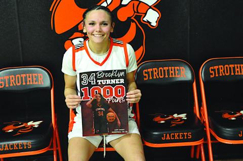 Strother Lady Jacket Brooklyn Turner scored her 1000th point in her career Thursday night at home. Staff Photo by Bill Anderson