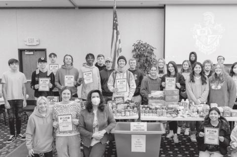 SSC Leadership Development Class Collects Food For College Food Pantry, Salvation Army