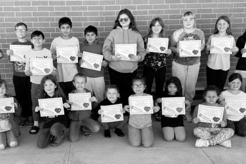 Strother Recognizes Students of The Month
