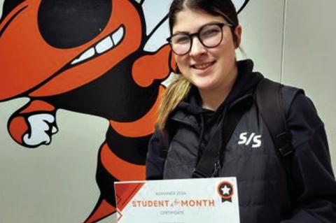 Strother Students Recognized For Achievements in November