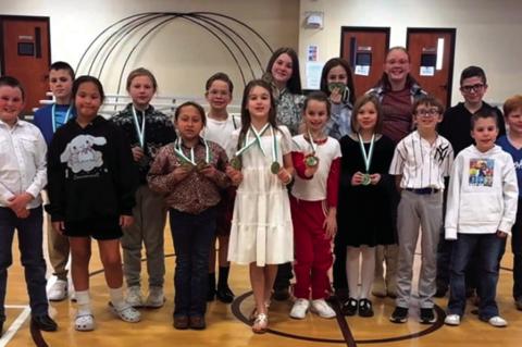 New Lima 4H members recently had the opportunity to compete in the County Rally- Speech contest, with many bringing home medals in their categories. Front row; Anakynn Hammond, Helen Colbert, Branna Colbert (3rd in demonstration and 3rd in western wear), 