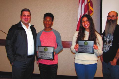 Seminole Middle School April Rotary Students of The Month