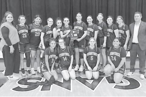 District 4 Champs The Strother Lady Yellowjackets won the Class B-I, District 4 Championship over LeFlore 50-32. Courtesy Photo