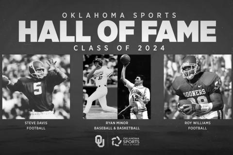 	OU Standouts Davis, Minor and Williams Named to Oklahoma Sports Hall of Fame 2024 Class 