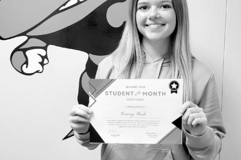 Strother Honors January Students of The Month