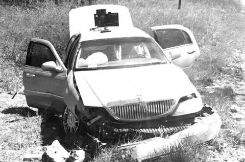 Car Hauling Stolen Goods Crashes During Pursuit