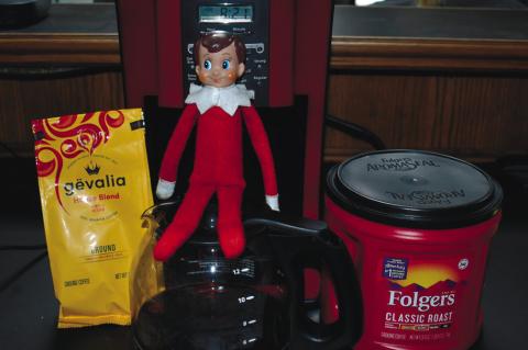 Elf on a (Coffee) Shelf