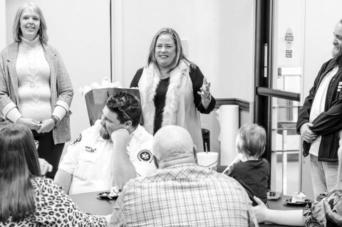 College Celebrates Talent Advisor Tina Savage at Retirement Reception