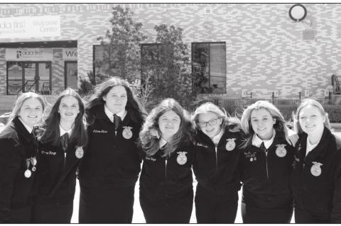 Strother FFA public speakers recently competed at the Regional Public Speaking Contest