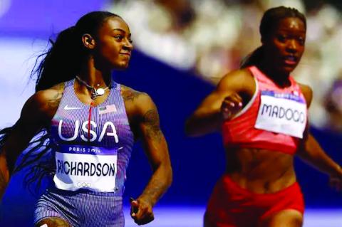 Sha’Carri Richardson Wins Heat in 100m Semis