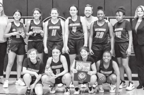 The Wewoka Girls Basketball team