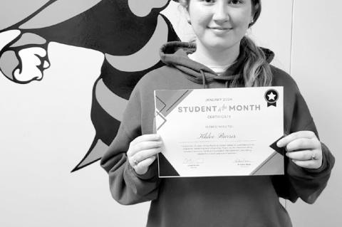 Strother Honors January Students of The Month