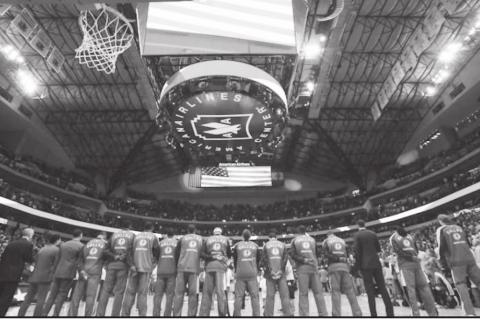 Mavericks Stopped Play National Anthem