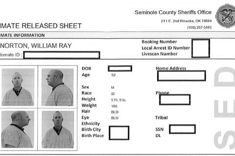 Charges Officially Filed Against Norton