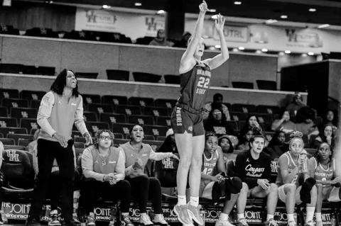 No. 24 Cowgirls’ Rally Falls Short Against Houston