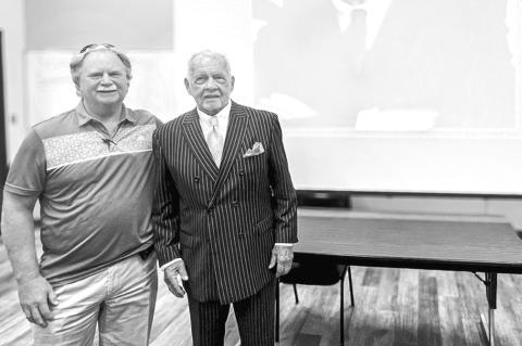 Attorney and former Oklahoma City police officer Irven Box spoke to Assistant Professor of Social Sciences Paul B. Smith’s American Government class at Seminole State College on Sept. 29. Box, whose nearly six-decade career spans civil rights, civil lib