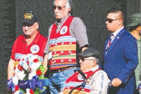Chickasaw Elder Veterans Lay Wreaths at Vietnam Veterans Memorial and Tomb of the Unknown Soldier