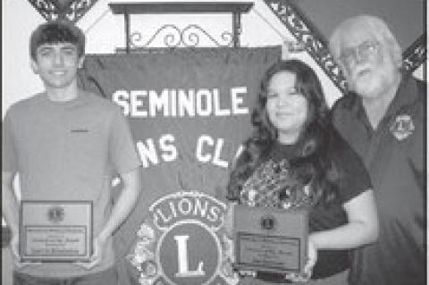 Seminole Midde School Students of The Month Honored