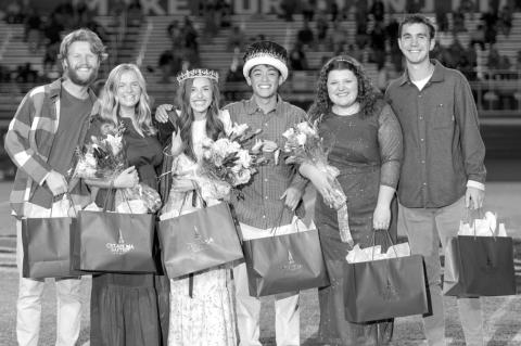 OBU Crowns Harvest Court During Homecoming Halftime