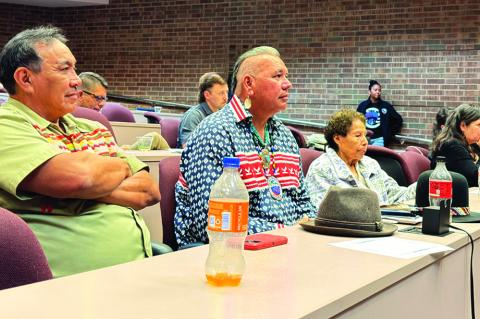 OU departments of Civil Engineering &amp; Environmental Science and Landscape Architecture gave presentations Tuesday on a resort proposed by Maple Leaf Resorts. Front row l-r: K.C. Schulberg, Madison Dickey, Anna Coffman, Emily Deatsch, Sydney Nordquist,