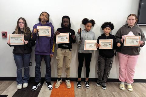 Wewoka High School took 12 students to the Regional Science Fair held at ECU on Jan. 28. Sophomores Autumn Keesee and Kendall Sawyer’s project titled “Movies, Music and Emotions” won first place for the entire competition. They will receive $100. Th