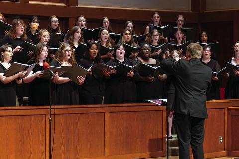 Oklahoma Baptist University choirs will present a preview of a major work they will perform at Carnegie Hall in May 2026 during “Sound, Soul and Spirit: An Evening with Dan Forrest” on Saturday, March 28, in Norman. (Photo provided)