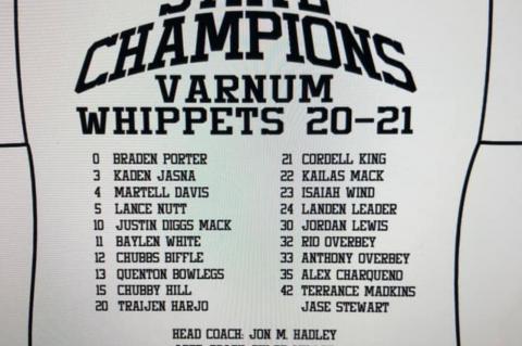 Varnum Basketball Championship Shirt Fundraiser