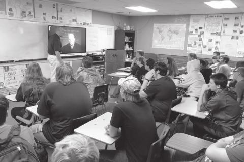 ECU Professor Pays Visit to Maud Schools