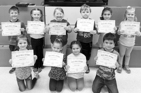 BLS Announces Kindergarten, PreK Students of The Month