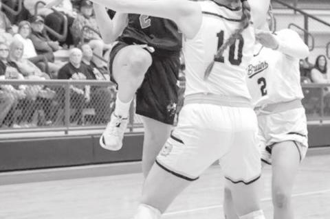 The Strother girls’ basketball team