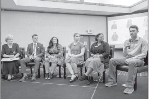 Each of the five academic divisions at Seminole State College named one Outstanding Student of the Year
