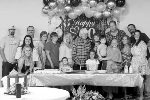 Family members gathered June 4 to help local couple Jerry and Mary Sue Poff celebrate their 60th wedding anniversary. The 60th wedding anniversary is called the Diamond Anniversary, as diamonds symbolize the strength and beauty of a long-lasting marriage.