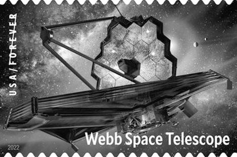 US Postal Service Issues James Webb Space Telescope Stamp