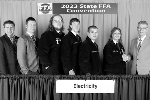 Strother FFA Wins Electricity Career Development Event