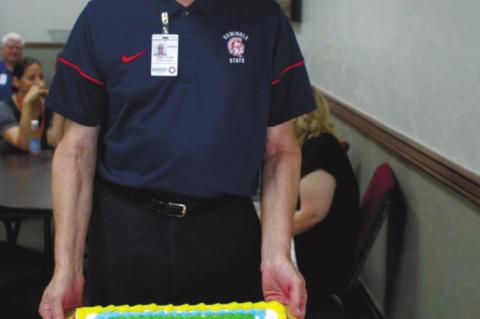 Seminole State College IT Technician Robbie Lindsey