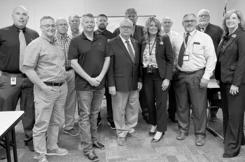 Williams, Sneed Meet With Area Superintendents