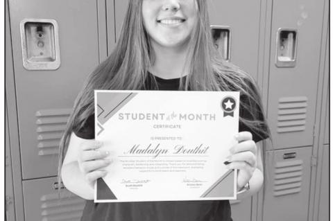 Strother Honors March Students of The Month
