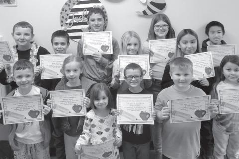 Strother Elementary Students of the Month for each class