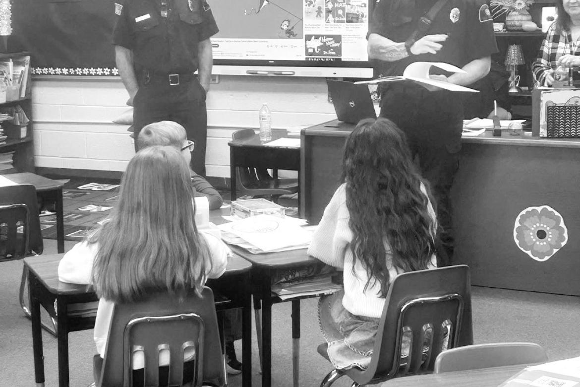 Firemen in The Classroom