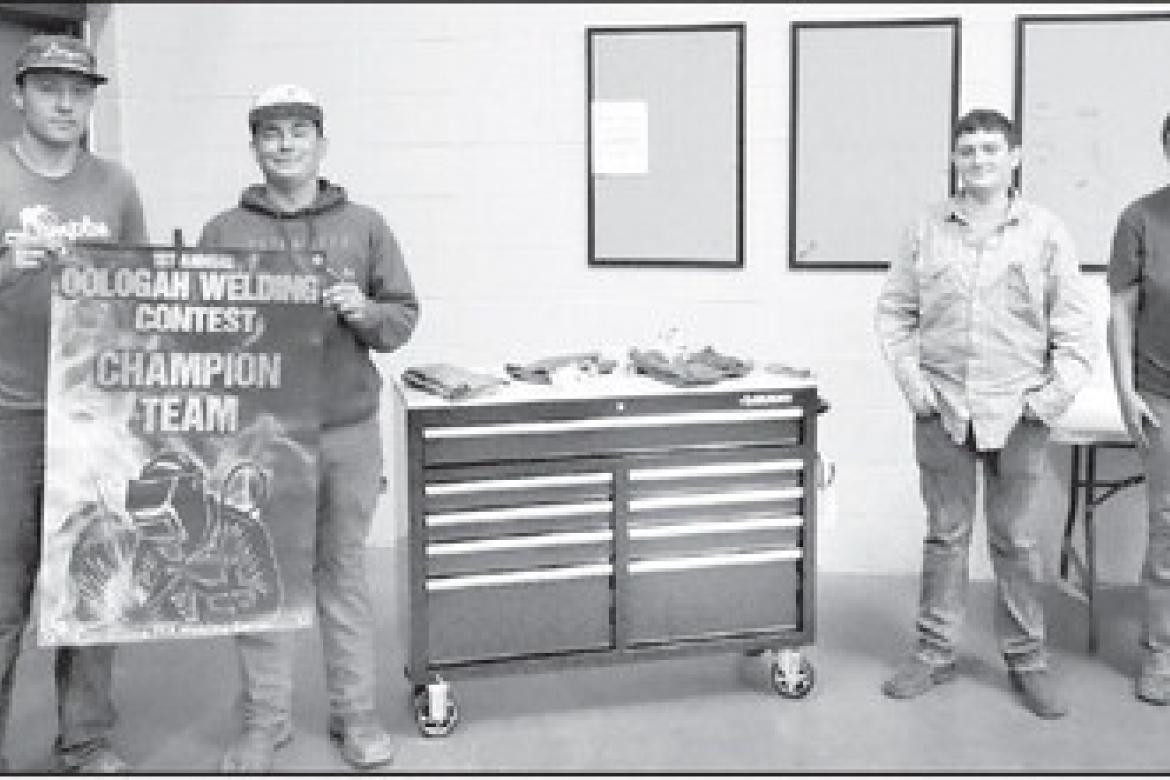 Before the Thanksgiving break, Strother FFA welding pairs attended the Oologah Welding Contest. Hunter Lehman and Mylam DeFries placed 1st as a team and Barrett Grissom and Ludie Barrett-Higgins tied for 5th place. Mylam placed 7th Individually, Hunter pl