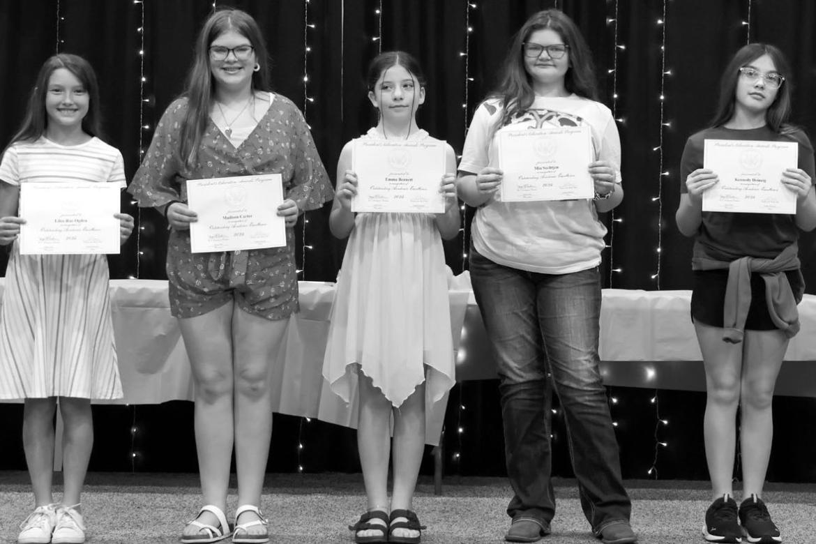 Strother Elementary Presents End of Year Awards