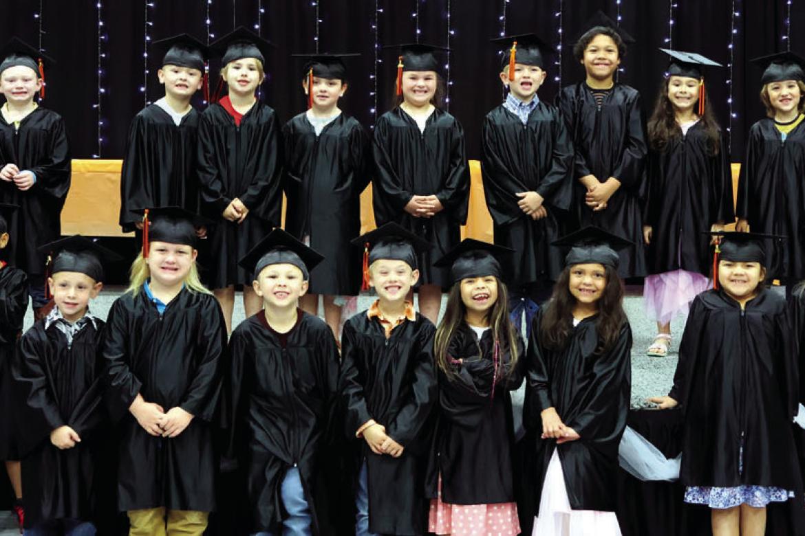 Strother recently held graduation ceremonies for the Kindergarten Class of 2024
